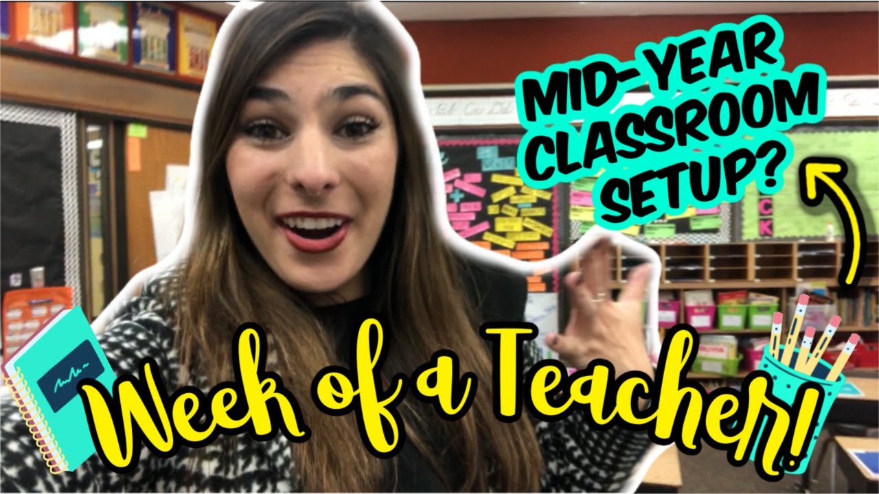 TEACHER VLOG Ep.13 MIDYEAR CLASSROOM SETUP?! YouTube