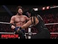 WWE 2K16 Payback 2016 Roman Reigns vs AJ Styles WWE World Heavyweight Championship Match