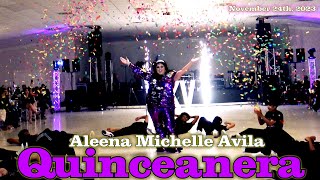 Aleena Avila Quinceanera Surprise Dance Selena Quitanilla Theme | Anything For Aleenas