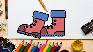 Shoe Drawing for kids #funkeepArt