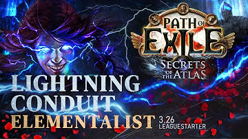 A TANKY and FAST Elementalist?! - Lightning Conduit Elementalist [PoE 3.26]