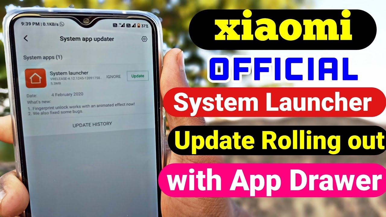 Xiaomi official system launcher update with app drawer | xiaomi ...