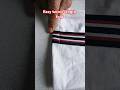 easy tecnic length fold #sewing #denimshorts #denim #shorts