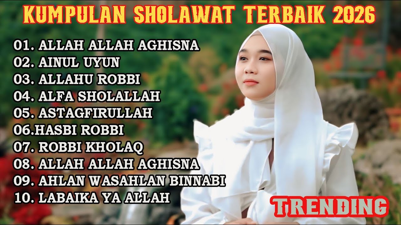 SHOLAWAT JIBRIL PEMBUKA PINTU REZEKI || ALLAH ALLAH AGHISNA || SHOLAWAT NABI MERDU TERBARU 2026