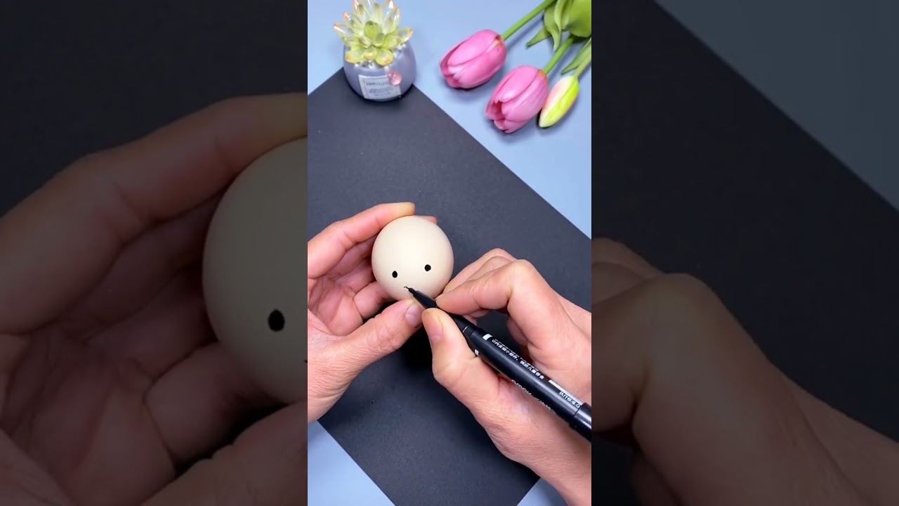 DIY cute decor egg shell bunny 🐇 craft/ egg shell craft ideas/easy to make#shorts #viral🤩👌🥰👍🤗