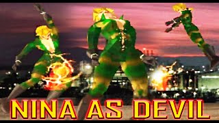 [TAS] Nina With Devil's Moves Gameplay - Tekken 2 (Arcade Version) (Requested)
