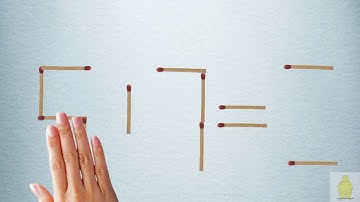 3 Tricky Matchstick Puzzles Only Brilliant Minds Can Solve