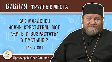 Как младенец Иоанн Креститель мог 