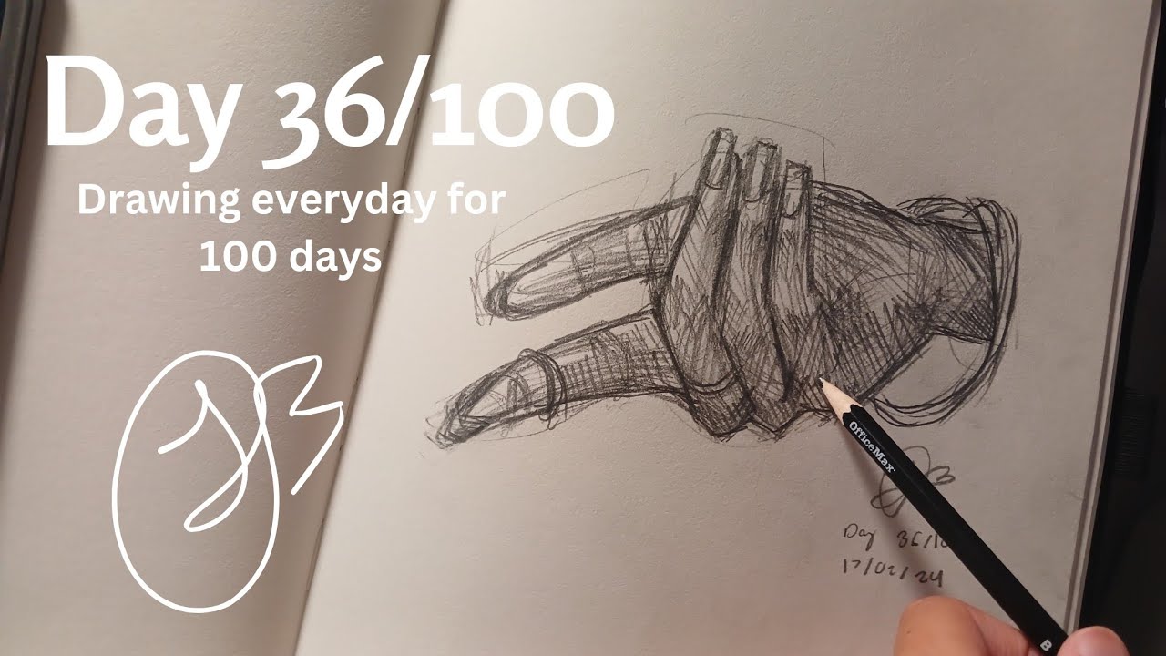 Day 36/100 of drawing everyday for 100 days - YouTube