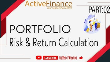 Portfolio risk and return calculation