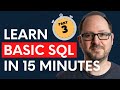 Learn basic sql in 15 minutes part 33  sql functions tutorial  business intelligence