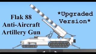 Flak 88 Anti-Aircraft-Artillery Test in Space Flight Simulator (Upgraded Version)