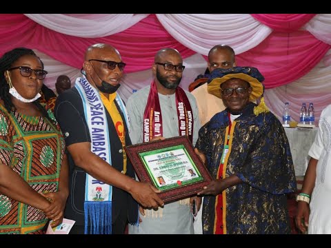 Video, as IAWPA appoints OCI Foundation's Dr Chris Ifediora an “Eminent Peace Ambassador” (13/05/21)