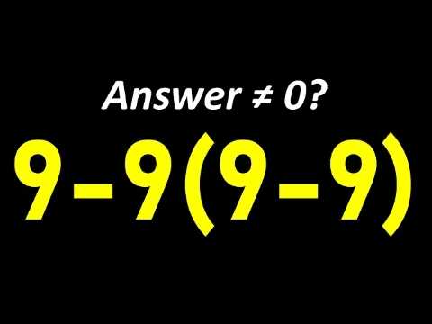 Can You Solve This Simple Math Problem? - YouTube