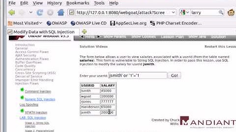 Modify data with SQL Injection