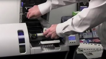 Zebra ZXP Series 8 ID Card Printer - How to Load Ribbons