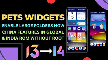 Install MIUI 14 Pets Widgets & Large Folders in any Xiaomi Device 🥳🥳 | Widgets in Global & India ROM