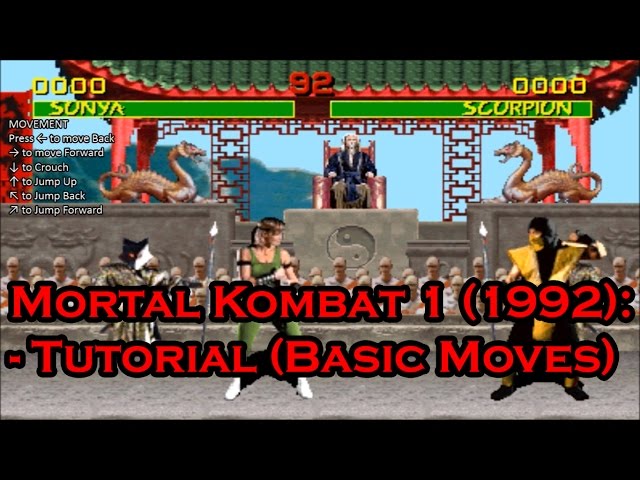 MKKomplete - Mortal Kombat (1992) - Move List/Bios - Universal