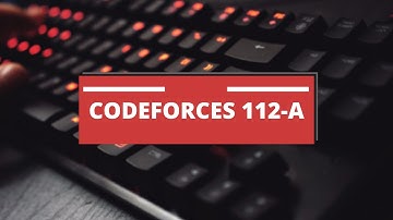 Codeforces 112A - Petya and Strings (Bangla)