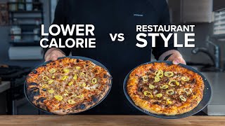 How to make a lower calorie Personal Pizza that still tastes good.