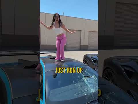 SHE DESTROYED HER 900 000 LAMBORGHINI