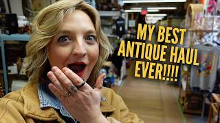 my best shopping haul yet! | Visiting Canadas largest Antique Mall
