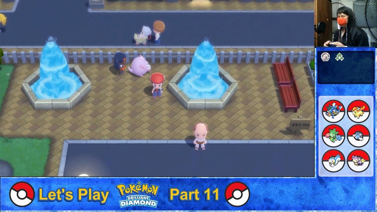 Lets Play Pokemon Brilliant Diamond Part 111 Hearthome Here we Come YouTube