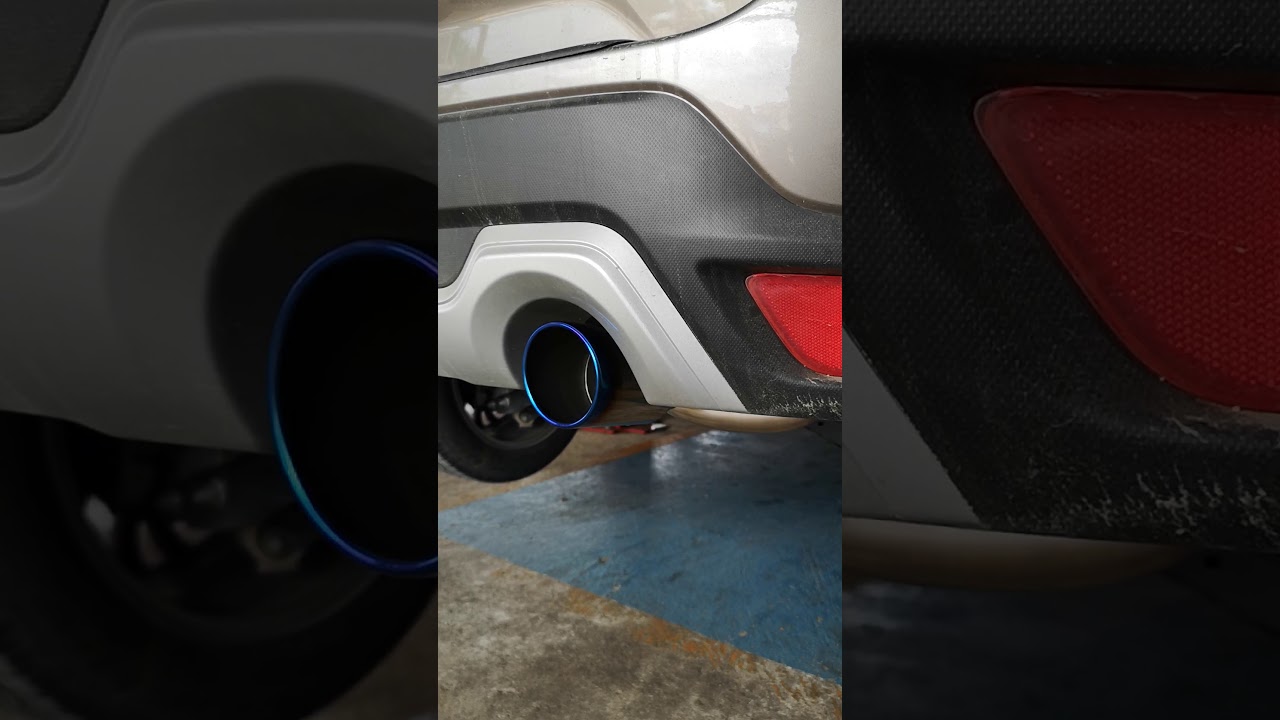 HKS legamax in Subaru forester SK 2.0 is YouTube