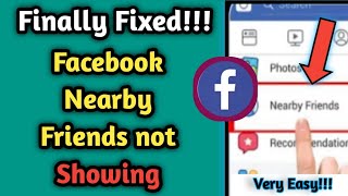 How To Fix Facebook Nearby Friends Option Not Showing (2022) | Nearby Friends Facebook Not Working screenshot 2
