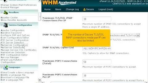 How to configure your incoming mail server in WHM (POP3/IMAP)