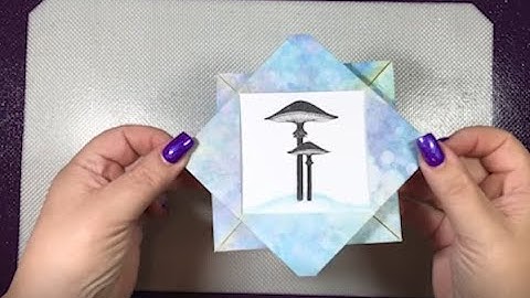 A 3D frame made from Dreamscape Card by Lynn Taylor-Lack