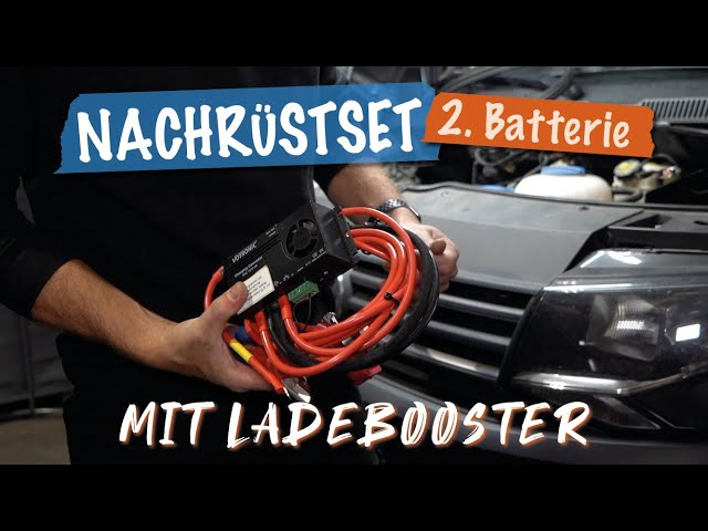 Nachrüstung Zweite 2. Batterie nachrüsten einbauen T5 T6 VW Bus in