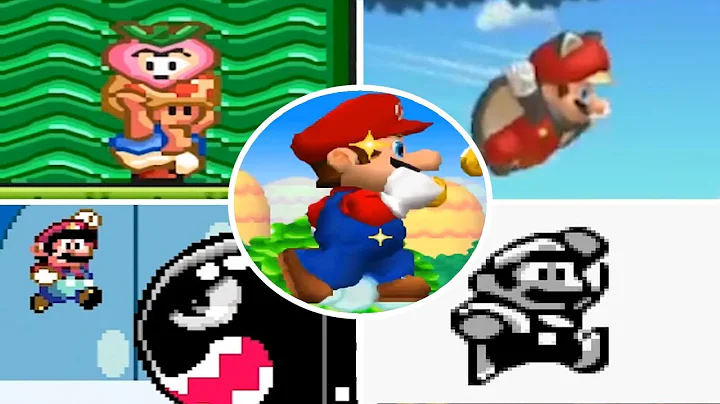 Evolution of - First Levels in Super Mario 2D Jump'n'Runs