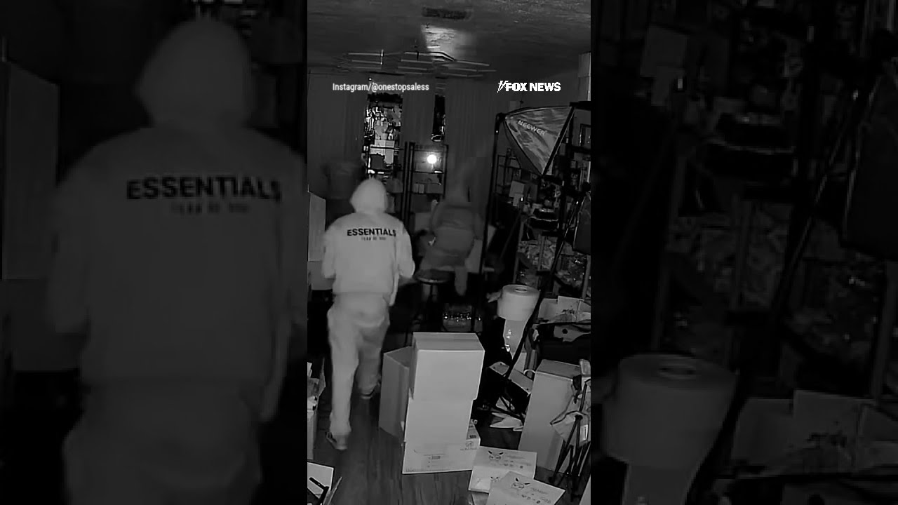 WATCH Surveillance Camera Catches Masked Thieves Hit A California Toy Shop Shorts Usa Us News