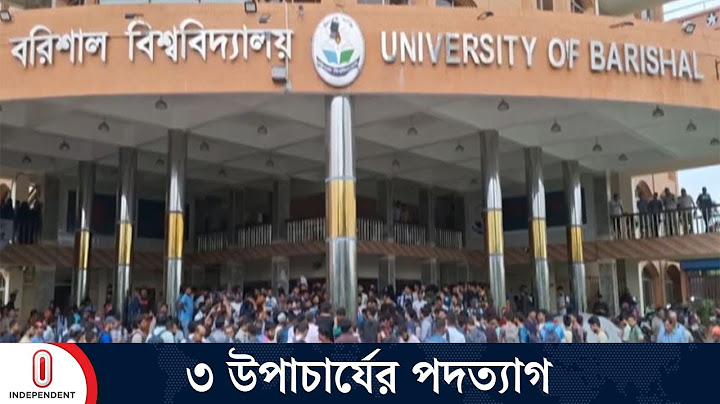 শিক্ষার্থীদের দাবির মুখে পদত্যাগ করেন বরিশাল ও নোবিপ্রবির উপাচার্য | VC Resigns | Independent TV