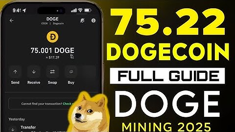 ⛏️ Mining DOGE 2025 | 75 DOGECOIN ✅ Beginners Guide on Mining Dogecoin 👌