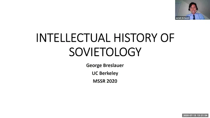 An Intellectual History of Sovietology, with Georg...