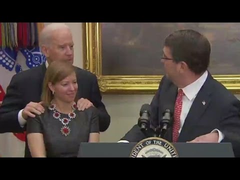 Biden's 'shoulder squeeze' goes viral