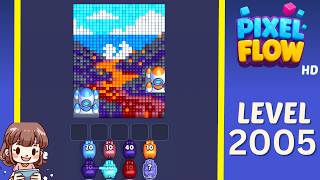 Pixel Flow Level 2005 Solution Walkthrough