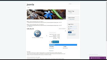How to open attachment file on new tab with Attachment for Virtuemart Product Extension - VideoKee
