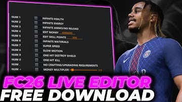 FC 26 Live Editor [Free 2025] — BEST CAREER MODE EDITOR | FREE Download!
