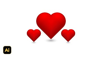 Try this, Create a Simple 3D love icon - Adobe Illustrator Tutorials