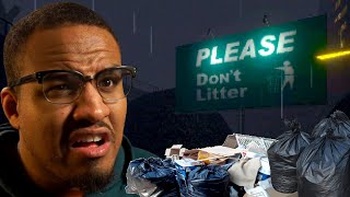 Please Don't Litter | SO MUCH GARBAGE | Full Game | Indie Horror Game