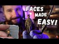 The easiest way to paint realistic scale model figure faces