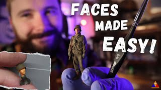 The EASIEST Way to Paint Realistic Scale Model Figure Faces