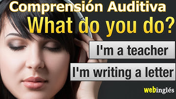 Prueba de Comprensión Auditiva | Escucha Preguntas y Respuestas en Inglés | English Comprehension