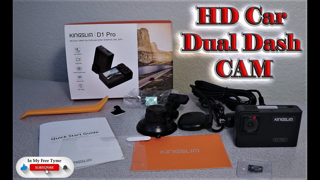 Kingslim D1 Pro Dual Dash Cam