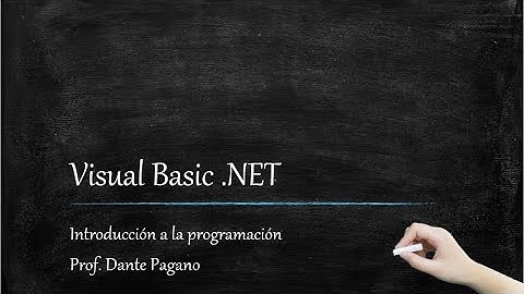 Parte IV   Introduccion a las estructuras de control en Visual Basic .NET
