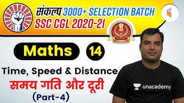 3:00 PM - SSC CGL 2020-21 | Maths by Rajesh Nehra | Time, Speed & Distance (Part-4)