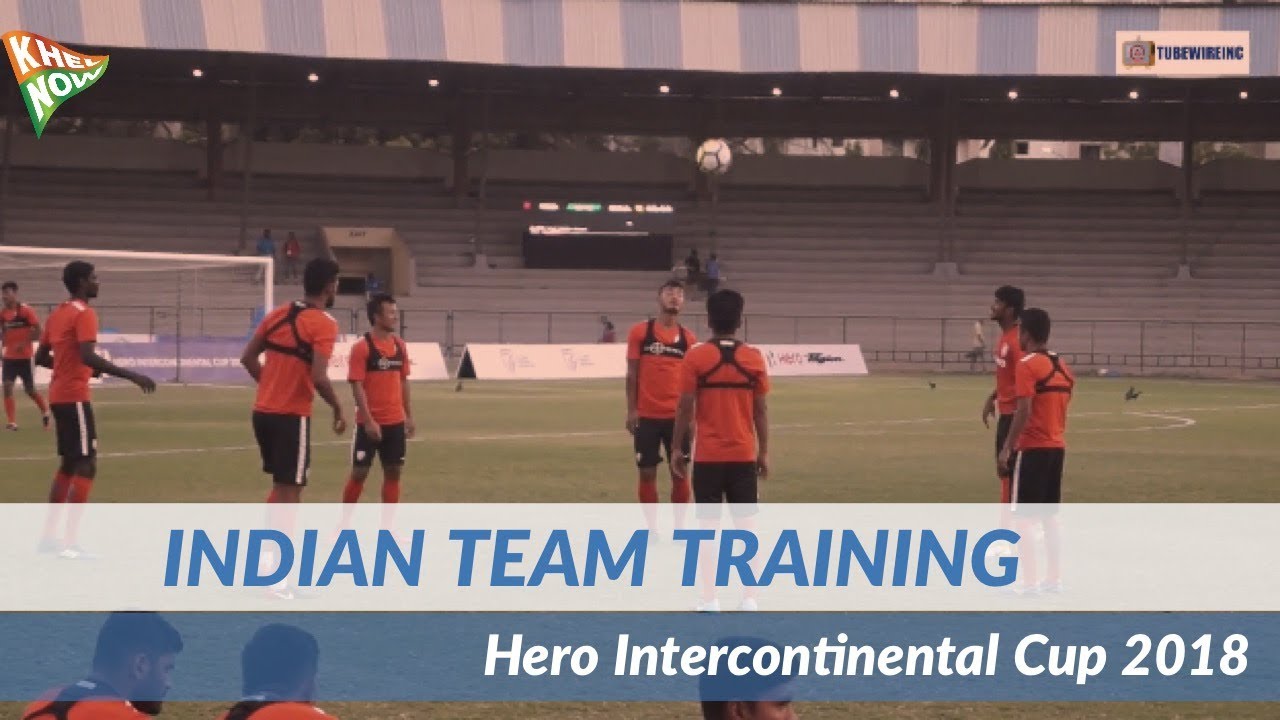 football score Indian Football Team Training